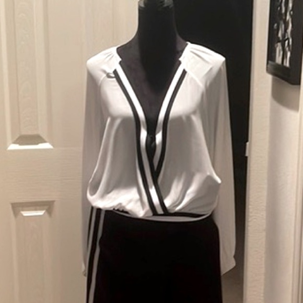 Gabrielle Union White Blouse